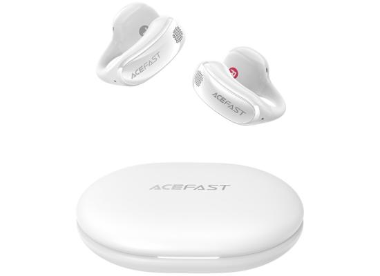 ACEFAST ACECLIP Pro Open Ear Wireless Earphones Dual Mic Noise Reduction Bluetooth-compatible Earbuds - White